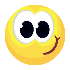 Poster - happy emoji icon