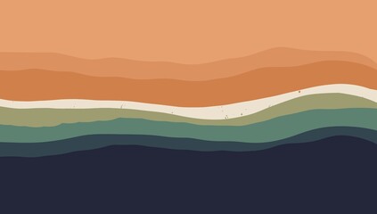 Poster - Pastel multicolored asbtrak background