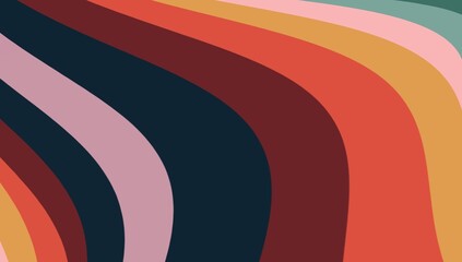 Poster - Pastel multicolored asbtrak background