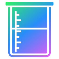 Poster - beaker gradient icon