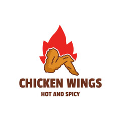 fried chicken logo and font, emblem, badge object graphic illustration