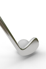 Wall Mural - golf club isolated on transparent background