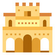 alhambra flat icon style