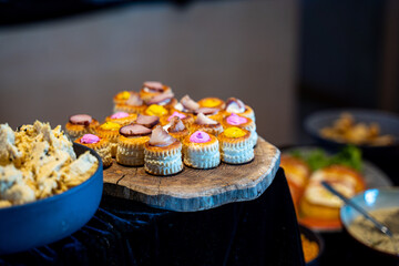 Wall Mural - Breakfast Buffet Concept, Breakfast Time in Luxury Hotel, Brunch with Family in Restaurant