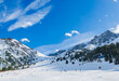 Shymbulak mountain resort's ski slopee