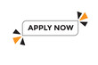 © MDneamul - Apply now button web banner templates. Vector Illustration