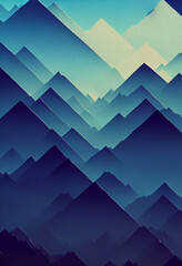 Wall Mural - Beautiful colorful wallpaper illustration art Generative AI Content by Midjourney