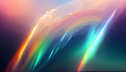 Poster - Beautiful colorful wallpaper illustration art Generative AI Content by Midjourney