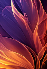 Poster - Beautiful fire wallpaper illustration art Generative AI Content by Midjourney