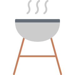 Canvas Print - Grill Icon