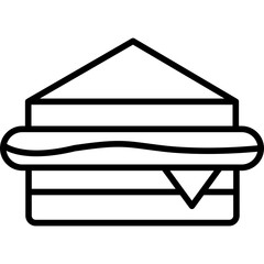 Canvas Print - Sandwich Icon