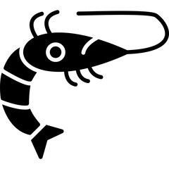 Wall Mural - Shrimp Icon