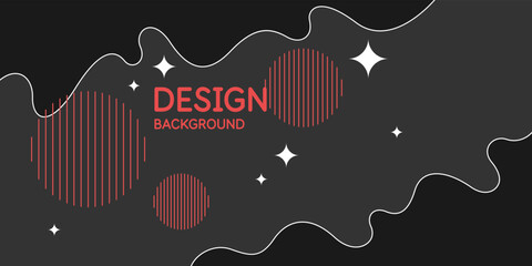 Poster - modern backgrounds with abstract elements and dynamic shapes. compositions of geometric shapes. vect