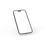 © vege - 3d render illustration hand holding the white smartphone