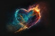 Discovering the Magical Valentine's Day Heart Colors of the Universe Generative AI