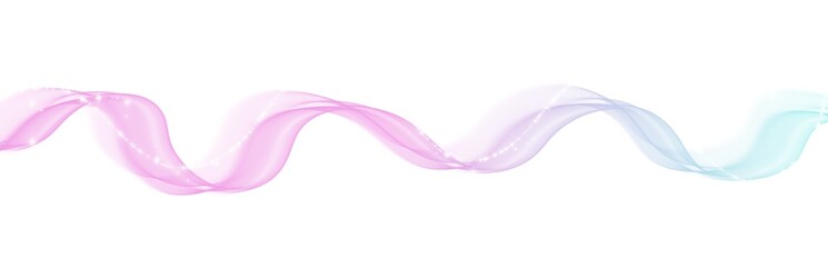 Wall Mural - Wave lines smooth curve shiny pink blue