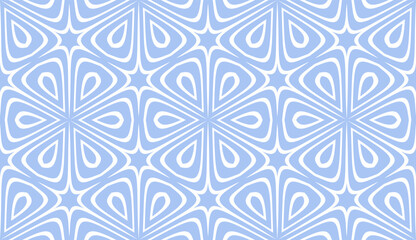 Sticker - Abstract Seamless Blue Hexagons Pattern.