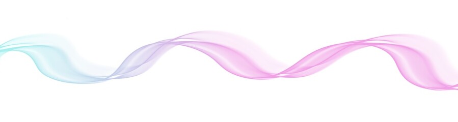 Wall Mural - Smooth curve wave line gradient blue purple