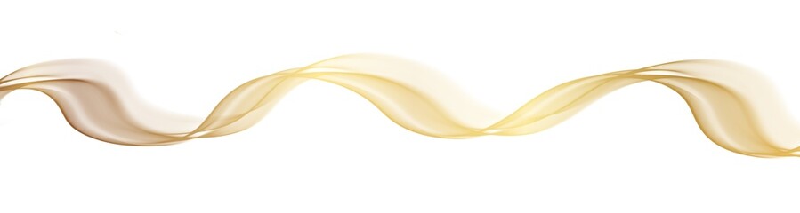 Wall Mural - Smooth curve wave line gradient yellow brown gold