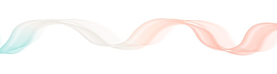 Wall Mural - Smooth curve wave line gradient blue pink