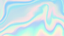 Abstract Holographic Rainbow Gradient Background In Retro Style