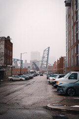 Naklejka na meble cars on the street