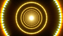 Shiny Dashed Circle Pattern Glitter Lights Background