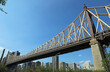 The pylon of Queensboro Bridge - Roosevelt Island, New York City