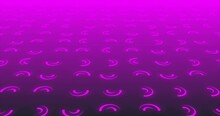 Pink Circular Line Pattern Background Animation