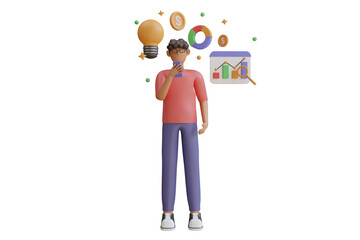 Poster - Creative Analysis 3D Illustration