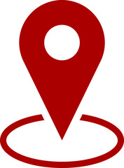 Poster - map hotspot location pointer pin sign symbol icon. vector image.