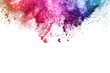  Colorful powder explosion