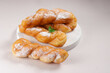 Donat Kepang or KKwabaegi is Korean Twisted doughnuts (donut).