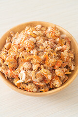 Wall Mural - dried shrimps or dried salted prawn