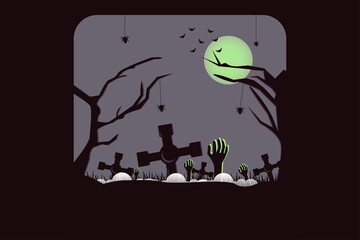 scary halloween background