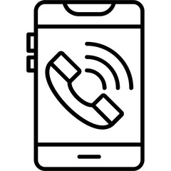 Sticker - Phone Call Icon