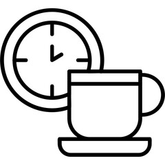 Sticker - Coffee Break Icon