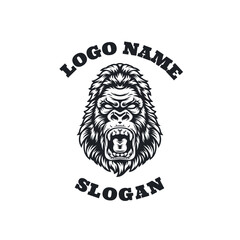 Sticker - Gorilla Graphic Logo Design