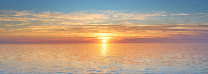 Wall Mural - sky background on sunset.