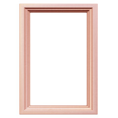 Wall Mural - Rectangular Gold Frame 3D Render