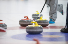 A Game Of Curling.