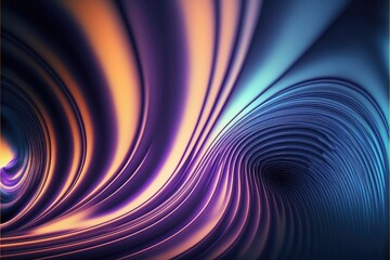 Poster - Purple Wave Abstract background