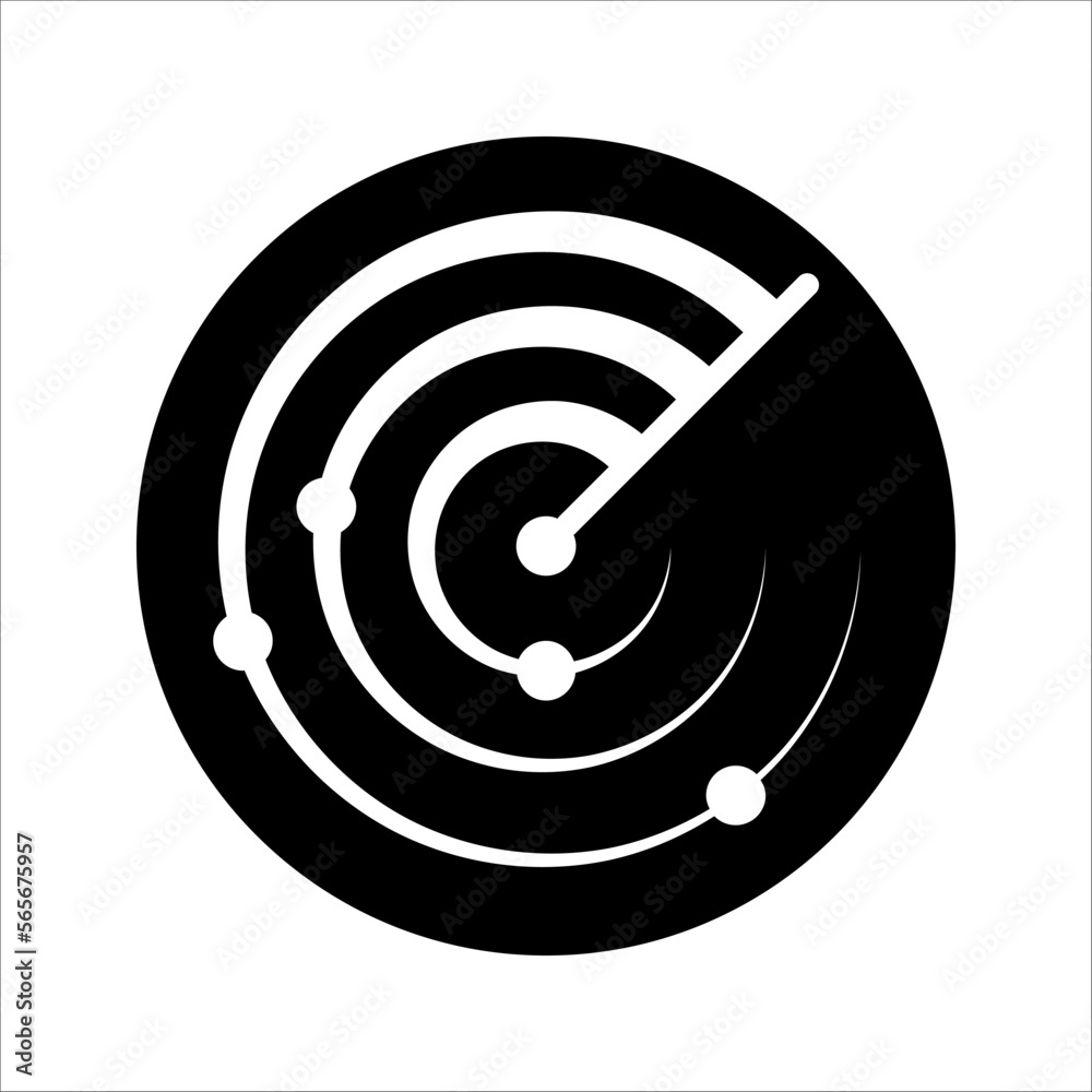 radar chart icon from Business and analytics collection. Thin line ...