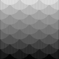 Poster - Degrade square seamless pattern. Black fading line isolated on white background. Сontemporary fades texture. Modern faded art motifs for design prints. Repeat fadew abstract net. Vector illustration