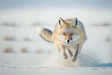 Poster - Fox Stock Photo, Wildlife Photography. Generative Ai