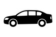 © Vector World - Sedan car icon. Vector illustration