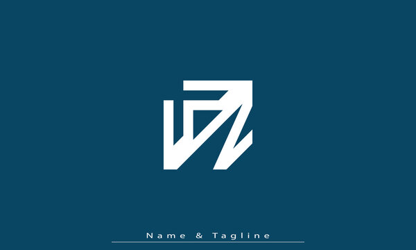 Alphabet letters Initials Monogram logo WZ , ZW