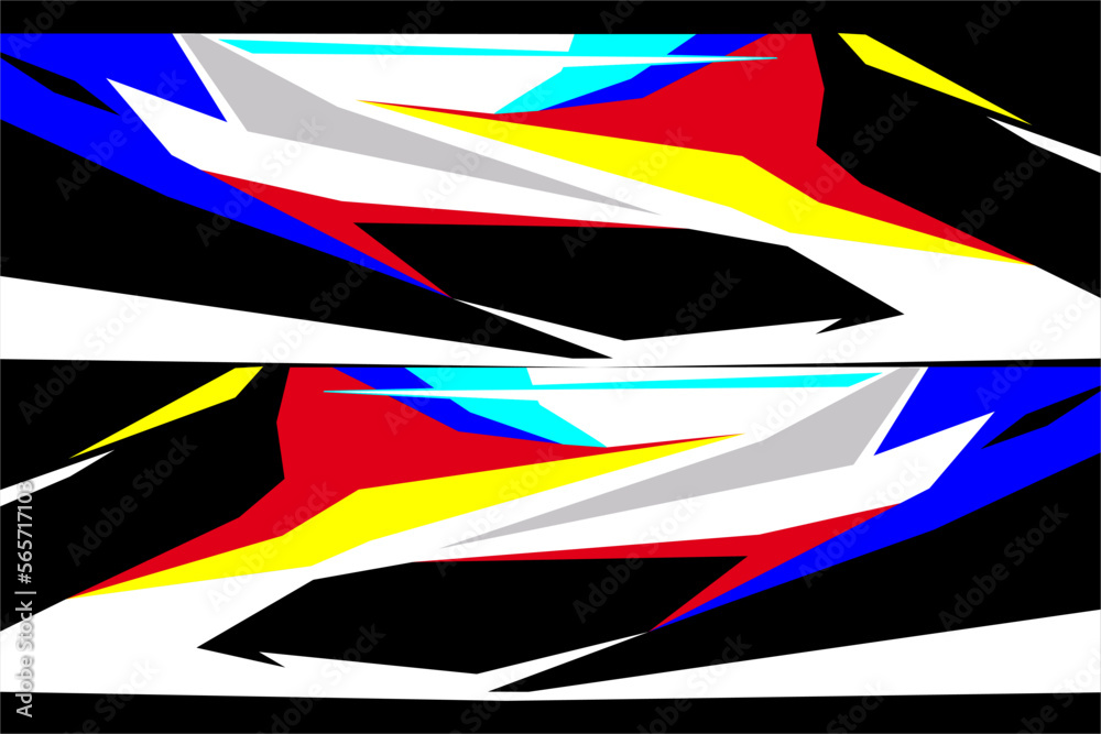 racing background vector design with a unique pattern and bright color ...