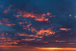 Sunset sky background overlay. Ideal for sky replacement