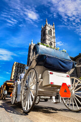 Canvas Print - The Basilica of Notre-Dame in Montreal